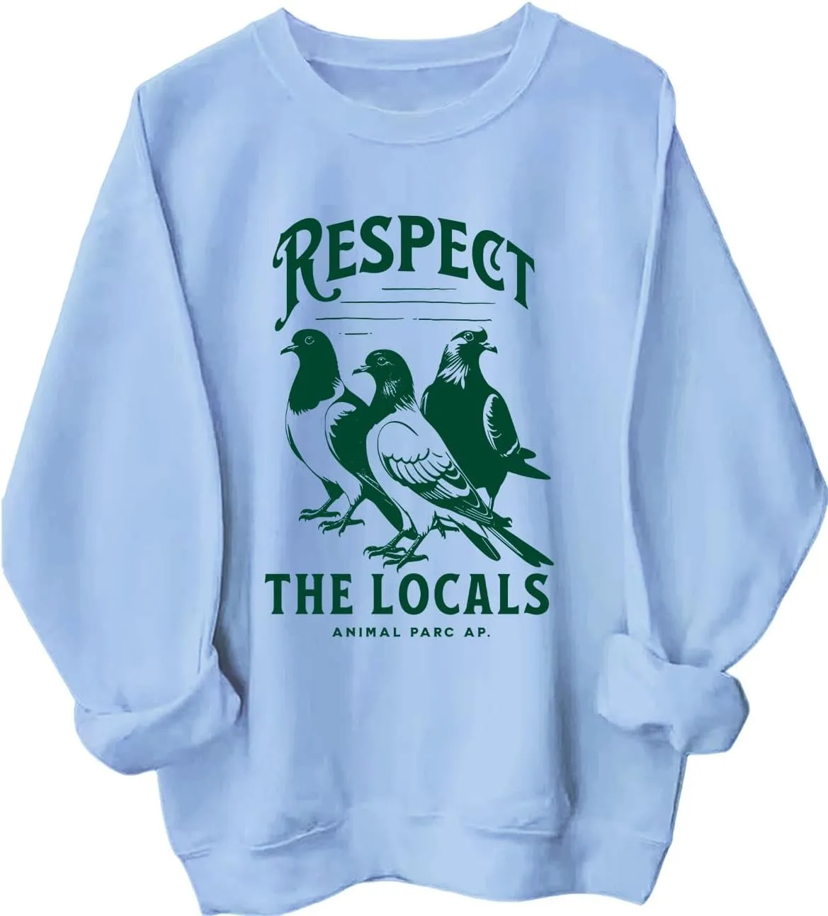 

Толстовка Respect The Locals Pigeon, забавный худи для любителей голубей MQZUO