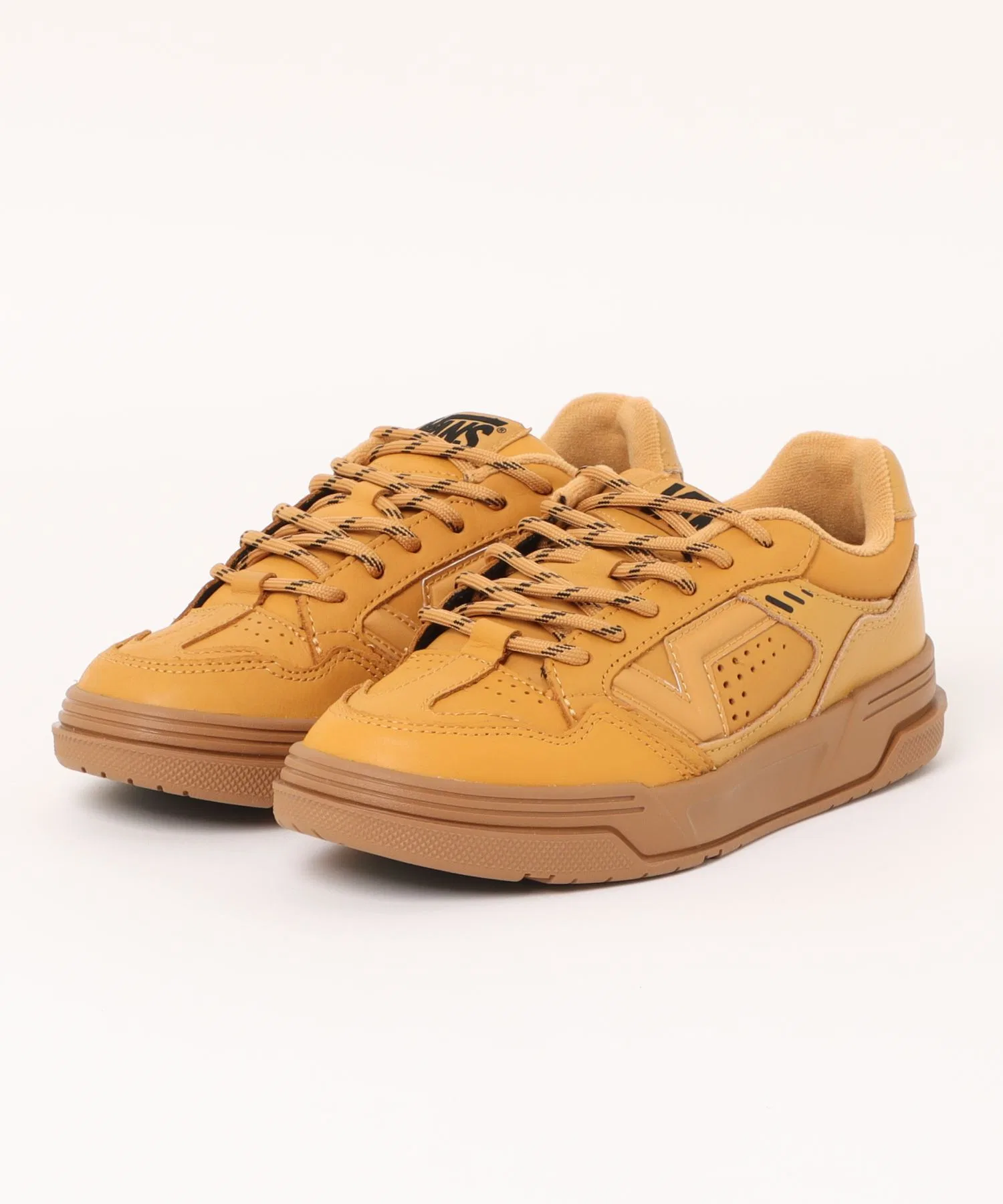 Мужские кожаные кроссовки VANS UPLAND Wheat Brown — фото 3
