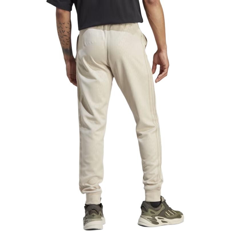 ADICOLOR Трикотажные спортивные штаны мужские бежевые Adidas Originals, бежевый — фото 4