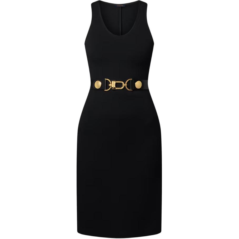 

Lv Carabiner Belt Dress LOUIS VUITTON, черный