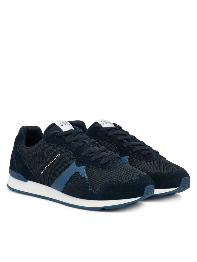 Tommy Hilfiger Кроссовки Runner Icon Mix FM0FM05679 темно-синие — фото 2