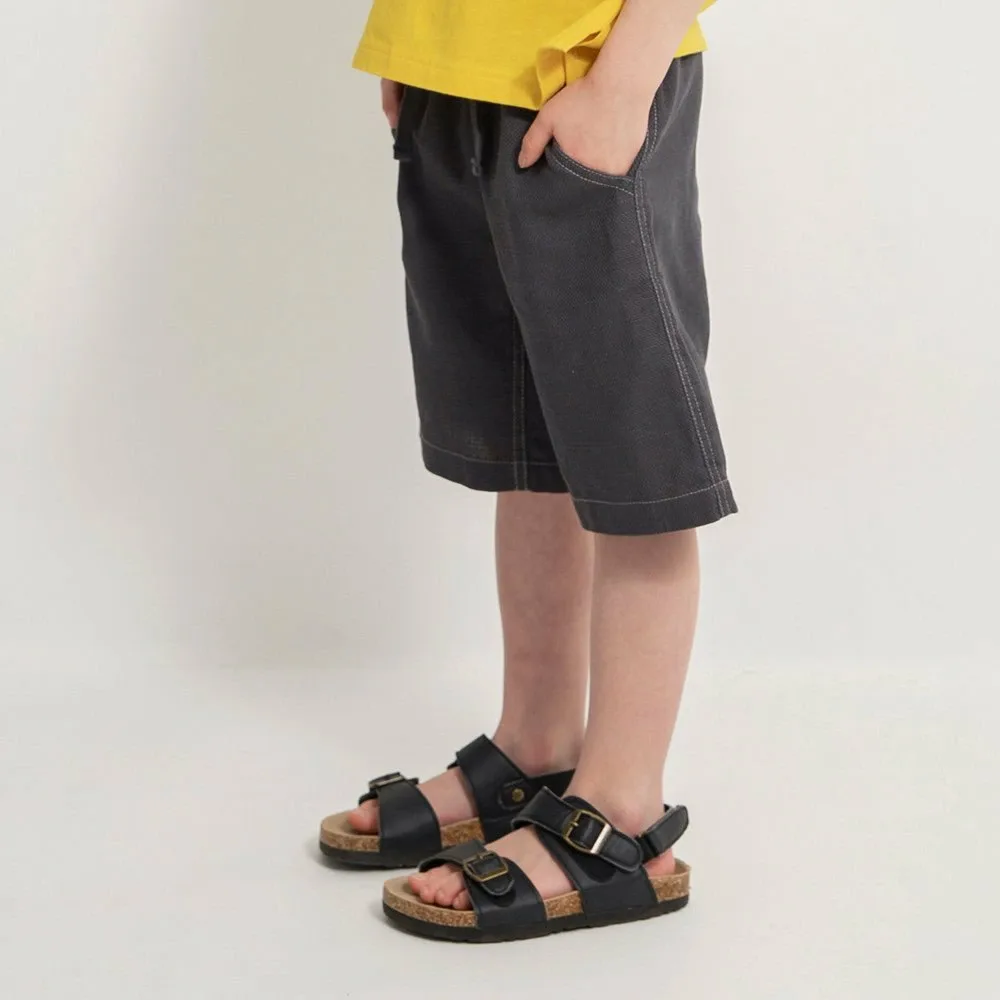 Цветные тканые шорты «Панама» Branshes, цвет Charcoal Gray — фото 2
