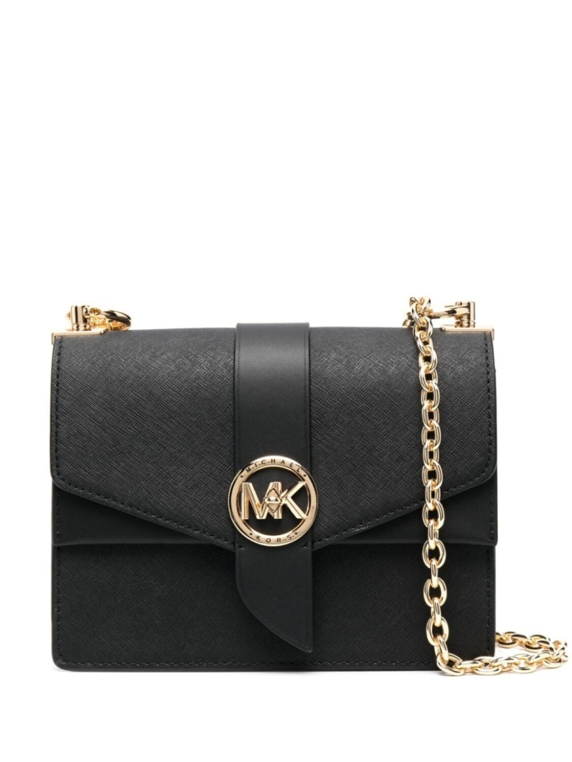 

Сумка Greenwich Small из сафьяновой кожи Michael Kors, черный