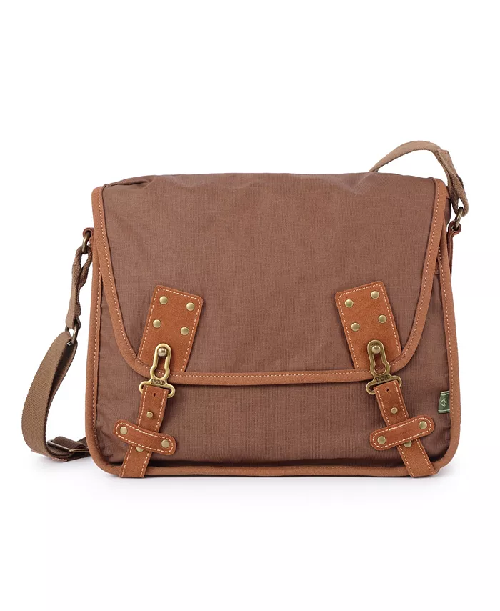 

Сумка-мессенджер Dolphin Canvas TSD BRAND, коричневый/бежевый