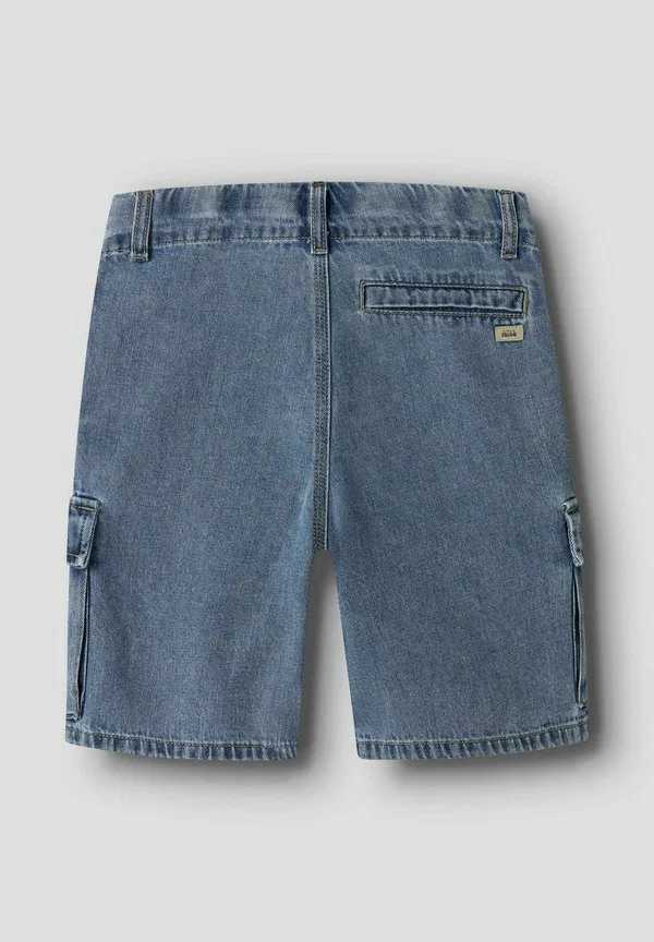 Джинсовые шорты джинсовые шорты карго Name It, Medium Blue Denim — фото 2