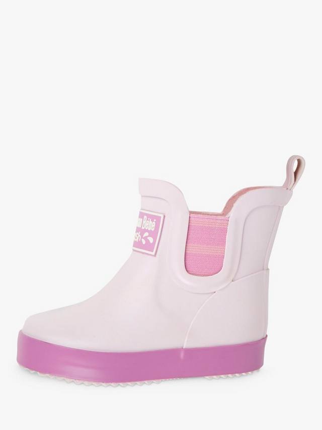 Детские короткие резиновые сапоги Wellies JoJo Maman Bébé, Pink — фото 4
