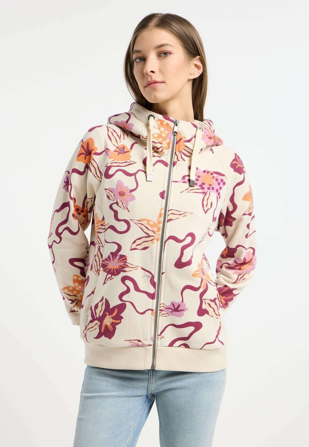 

Толстовка на молнии FLLAWIA Ragwear, бежевый