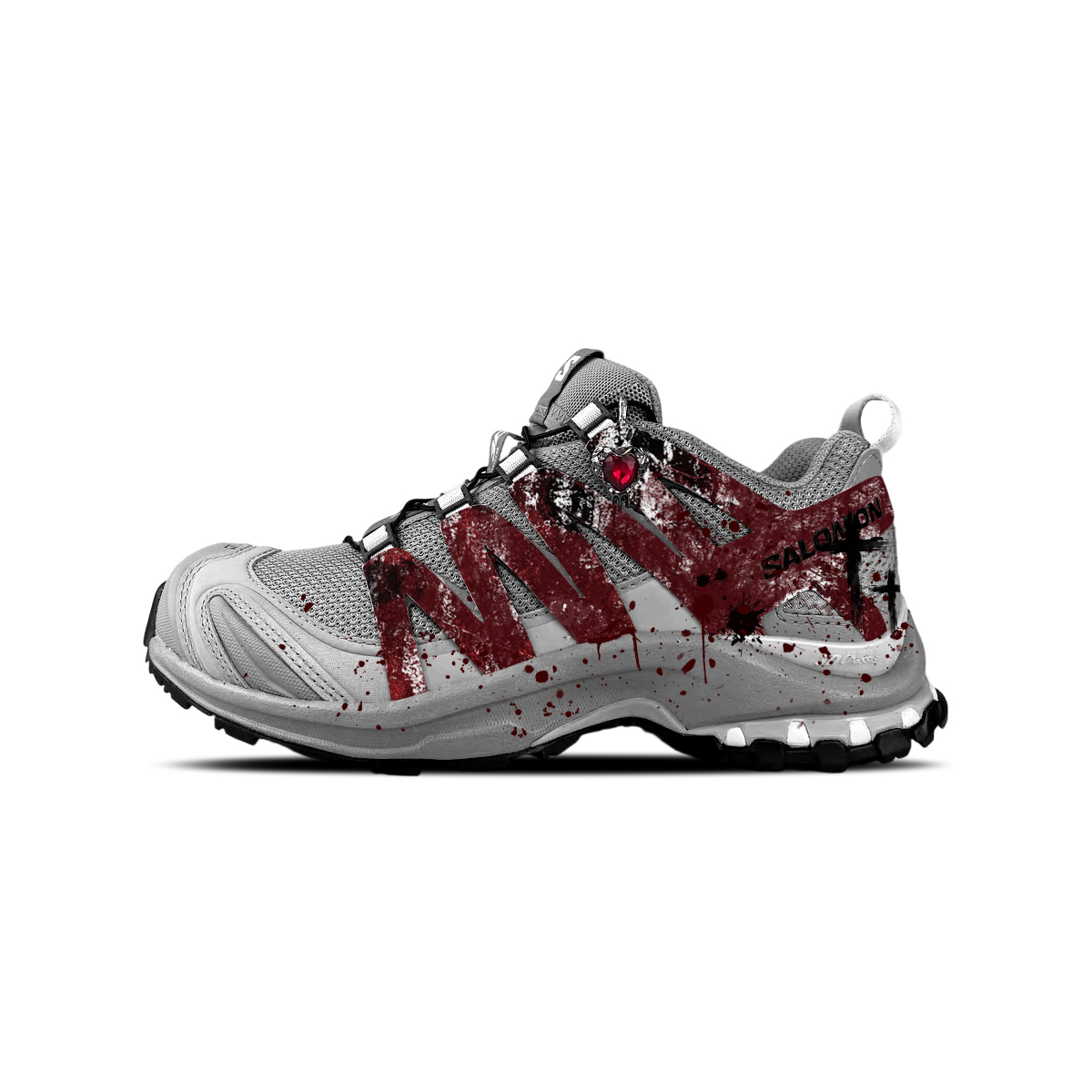 SALOMON Кроссовки для бега XA PRO 3D Cushioning Support Low top Unisex Black Pink — фото 3