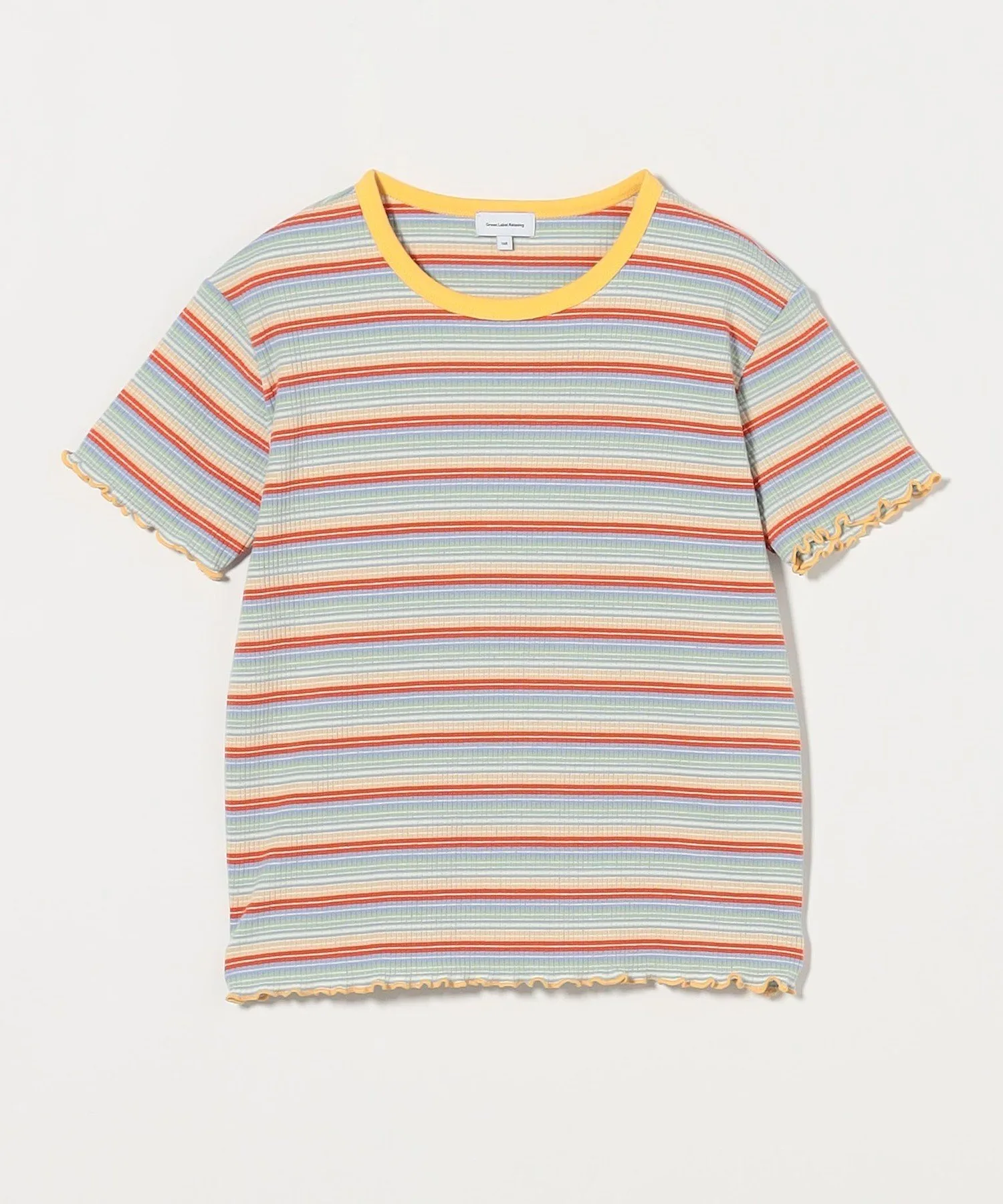 Футболка Tereko Multi-Border / Детская 140-160 см United Arrows Green Label Relaxing, Orange
