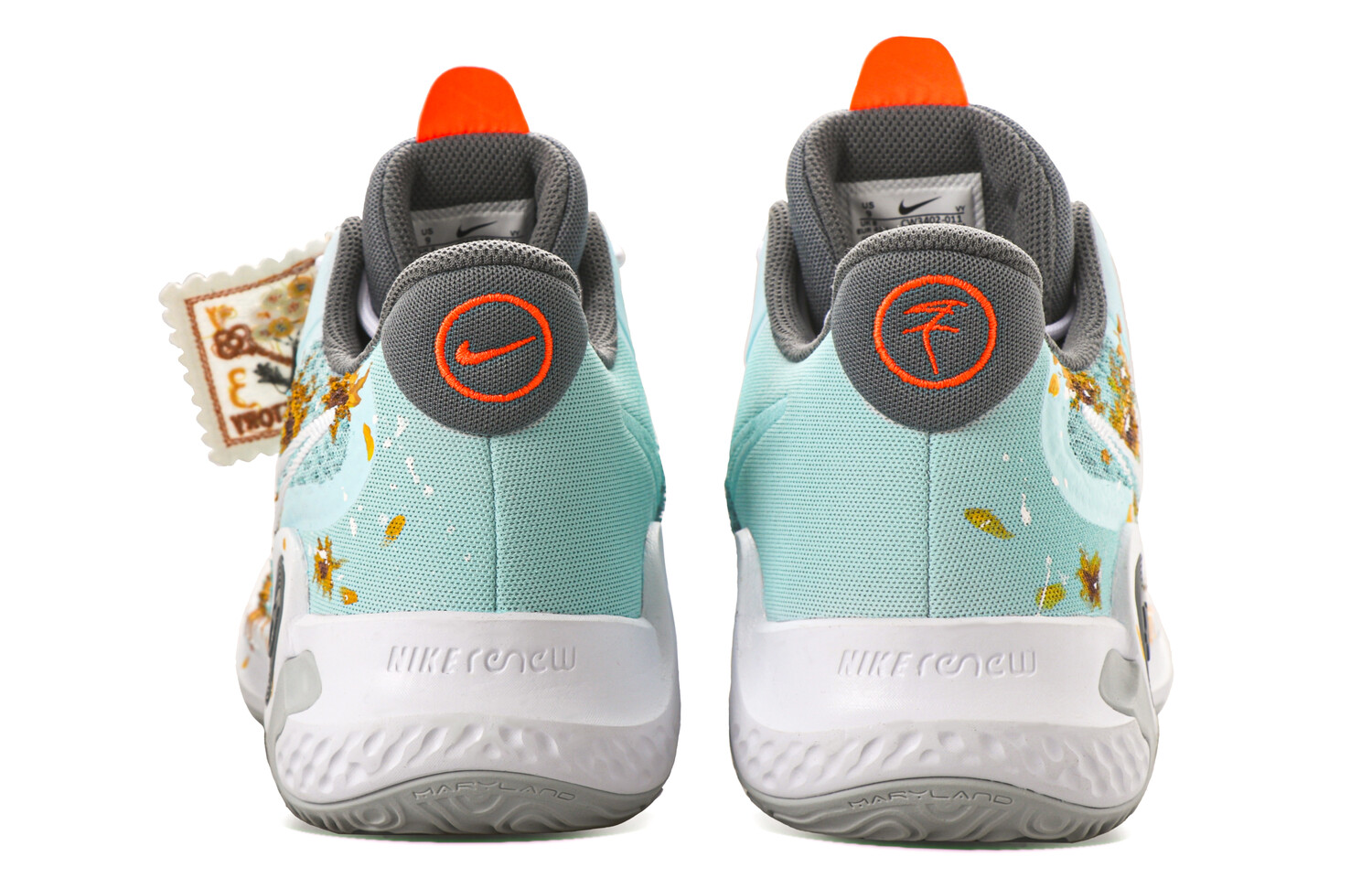 

Баскетбольные кроссовки KD Trey 5 IX унисекс средней высоты, синие, желтые Nike