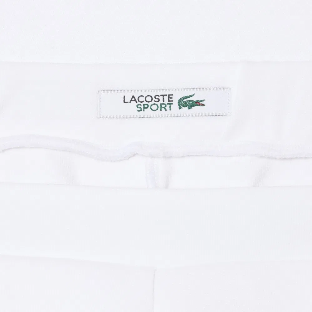 Шорты теннисные Lacoste Heritage, белые — фото 4