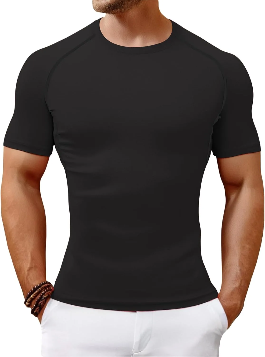 

Мужская компрессионная футболка с коротким рукавом для тренировок XDFVC