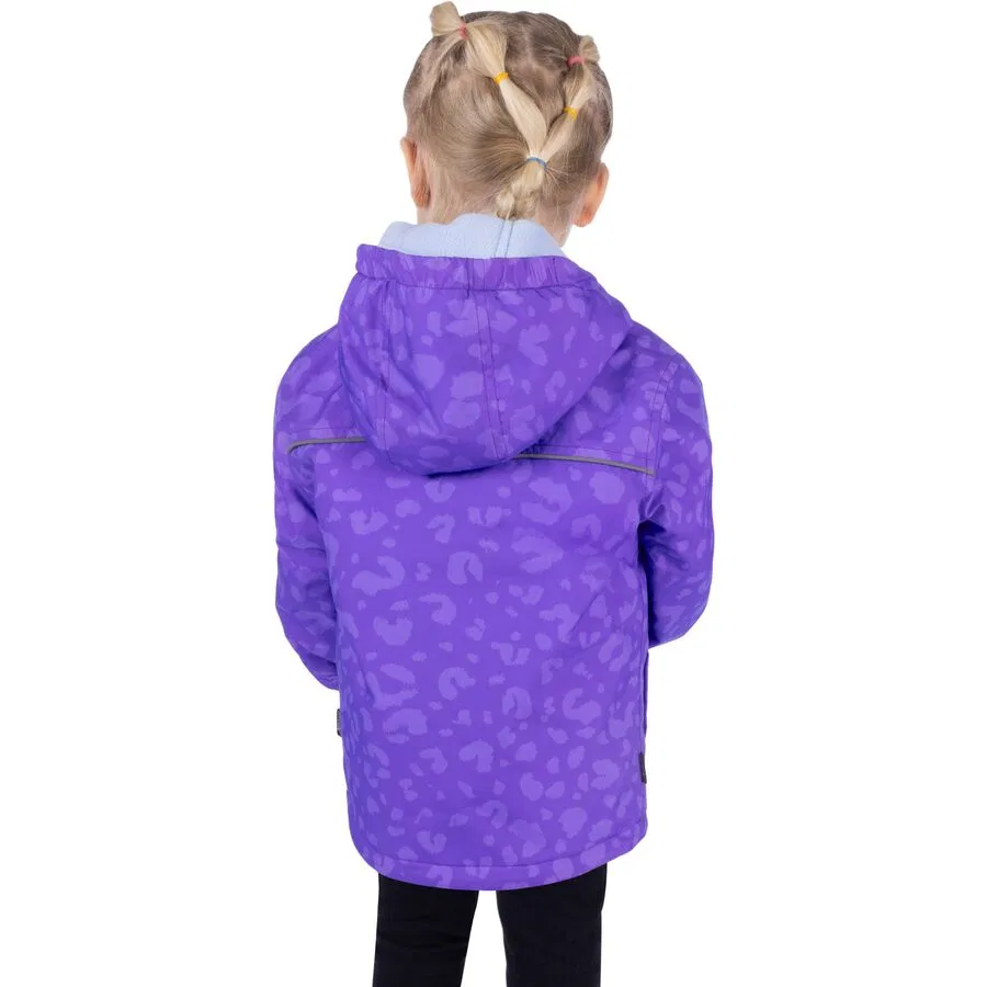 Двусторонняя куртка для малышей Fxr, Amethyst Cheetah/Maui Blue — фото 4