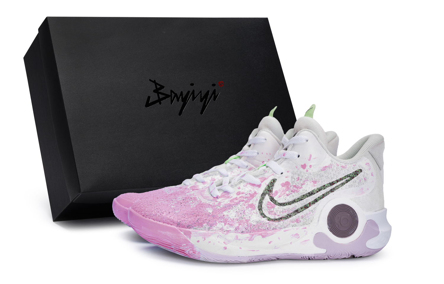 

Nike Кроссовки KD Trey 5 IX Vintage баскетбольные унисекс мид-топ розовые - белые розовые, цвет White Pink