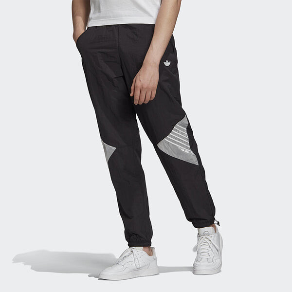 Спортивные штаны adidas originals Tolima-02 Trackp Reflective Logo Casual Training Sports Long Pants Black, черный — фото 3