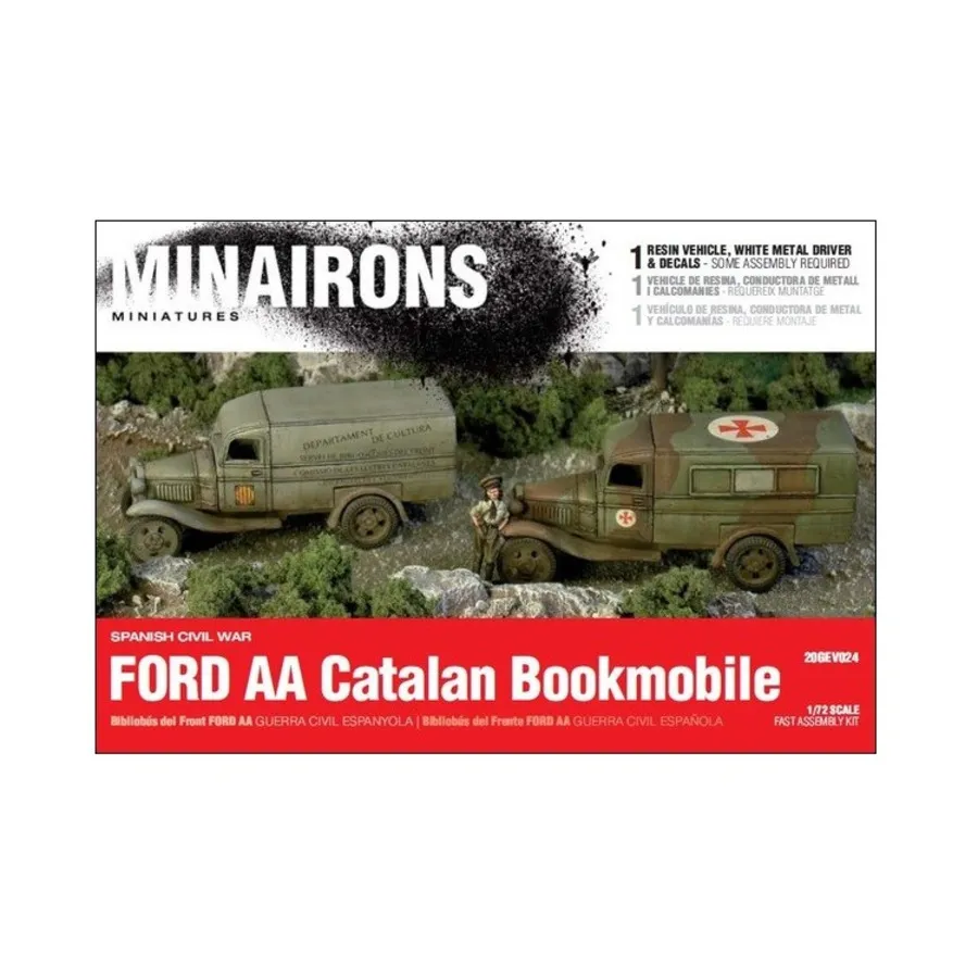 

Книгомобиль Ford AA, Spanish Civil War - Vehicles (1:72)
