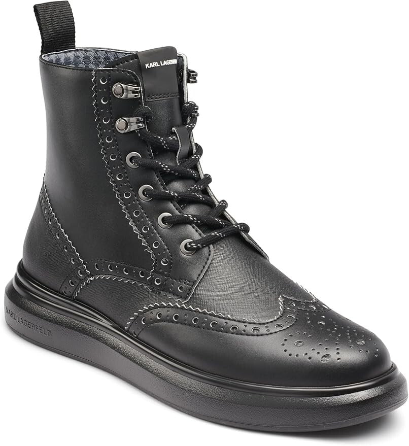 

Ботинки оксфорды мужские кожаные Karl Lagerfeld Paris LF2S3008 Combat, черный