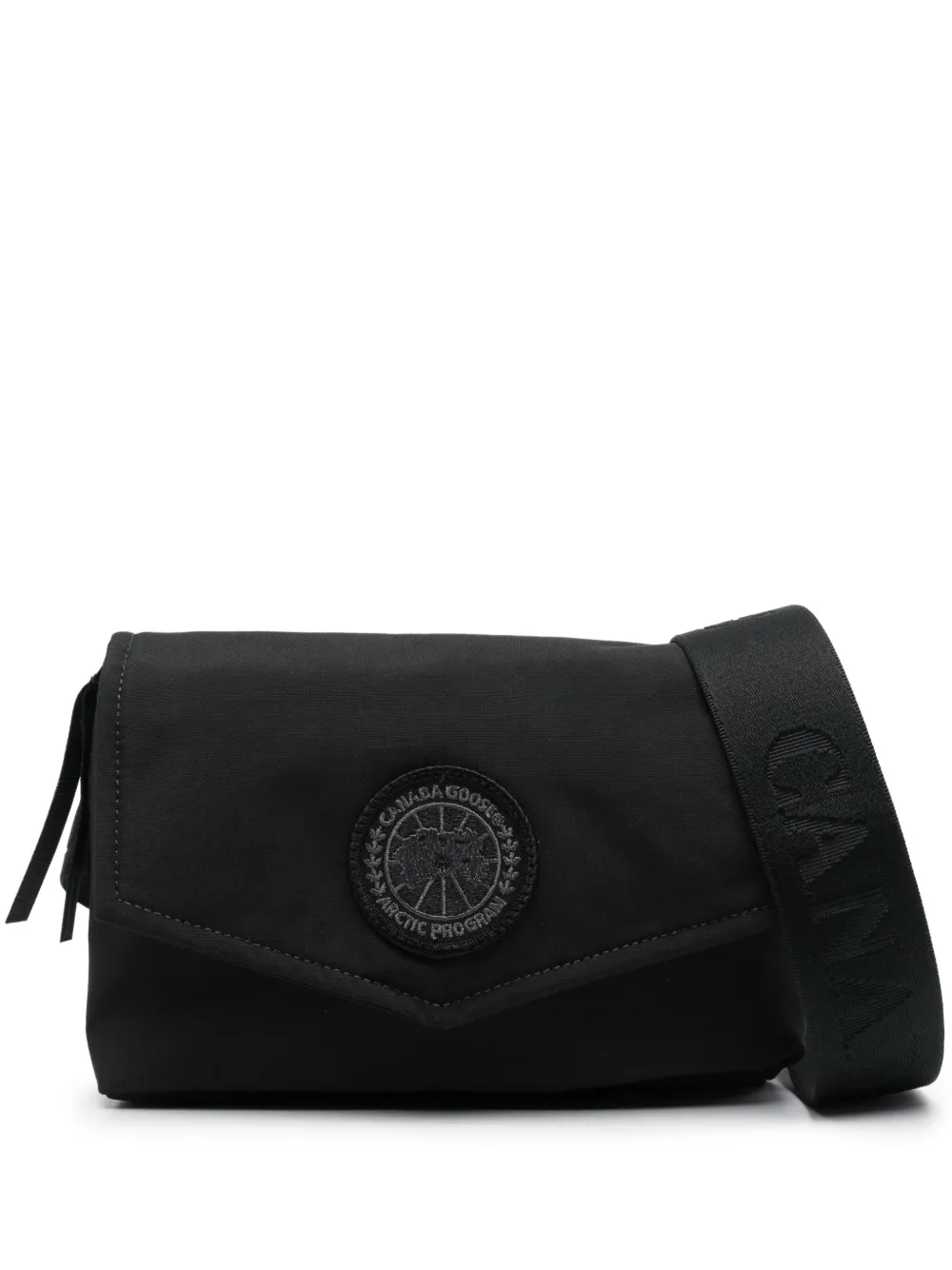 

Поясная сумка с нашивкой-логотипом Canada Goose, черный
