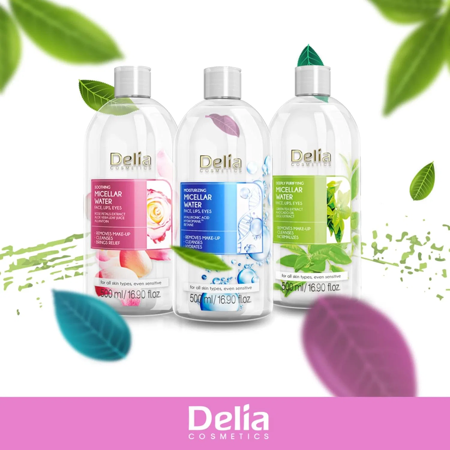 Мицеллярная вода Delia Cosmetics — С экстрактом зеленого чая — фото 4