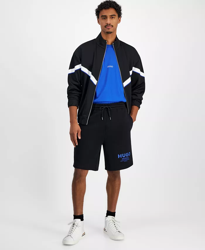 

Мужские шорты Nomario Relaxed Fit с кулиской, длина 9.05" Hugo Boss, черный