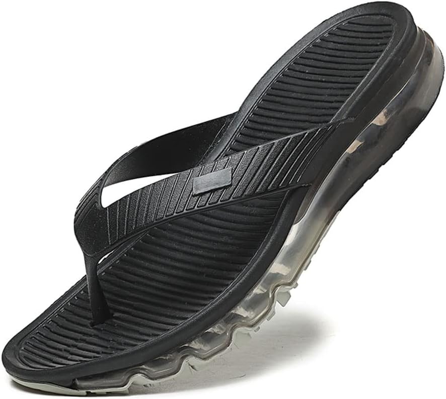 

Мужские спортивные шлепанцы, сандалии, легкие, удобные, на лето для прогулок на открытом воздухе, пляжные туфли, нескользящие, массажные, для бассейна, спортзала и дома, защита для ног (Цвет: черный, Размер: EUR46) Hsqma