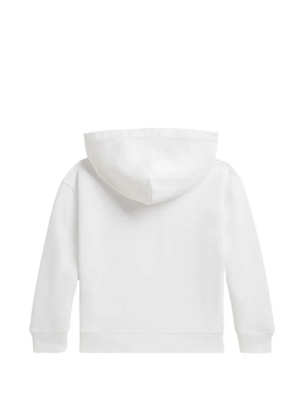 Худи с принтом Polo Ralph Lauren Kids, белый — фото 2