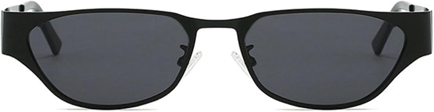 

Солнцезащитные очки Willochra Retro Cat Eye для женщин, винтажные солнцезащитные очки Polygon 90-х годов, модные солнцезащитные очки в стиле Y2K с защитой от УФ-излучения UV400, C1