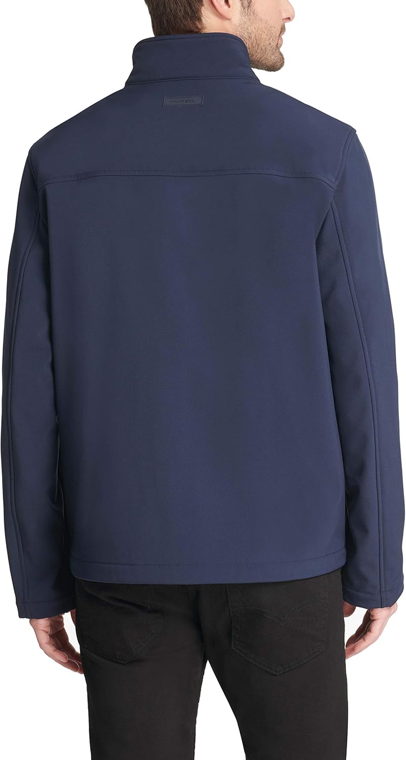 Мужская спортивная куртка Tommy Hilfiger Soft Shell с подкладкой из шерпы, Midnight — фото 3