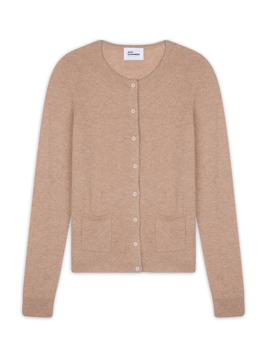 

Вязаный кардиган JUST CASHMERE Katharine, мокко