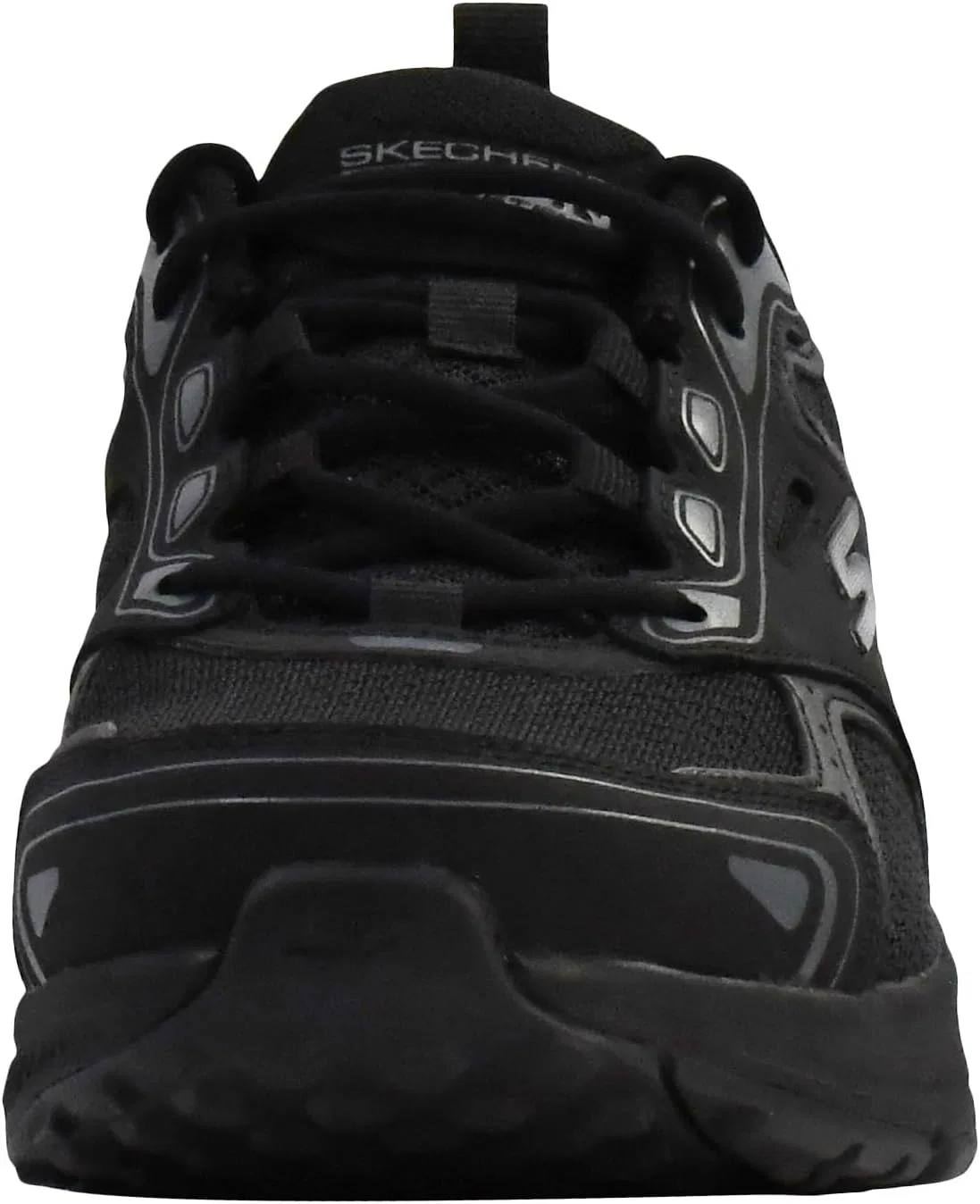 Мужские кроссовки Skechers Go Run Consistent, 3-Black Leather Synthetic Charcoal Trim — фото 3