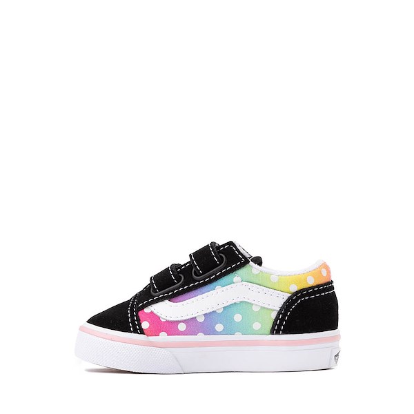 

Кеды Vans Old Skool V Polka Dots Skate Shoe, цвет Black/Rainbow