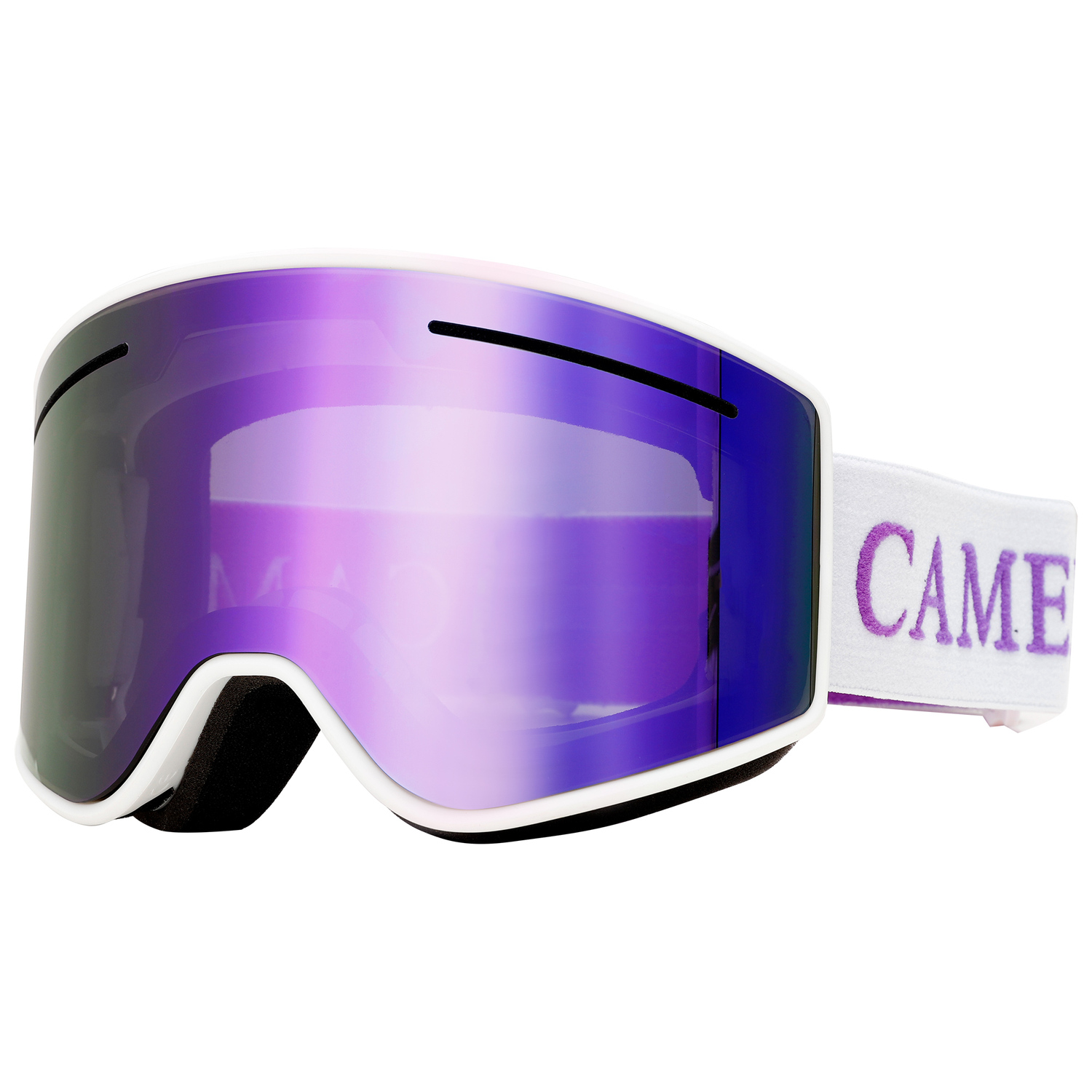 

Антизапотевающие лыжные очки с застежкой-клипсой Unisex CAMEL, белый/фиолетовый