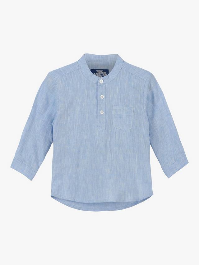

Хлопковая рубашка baby oscar Trotters, цвет Pale Blue