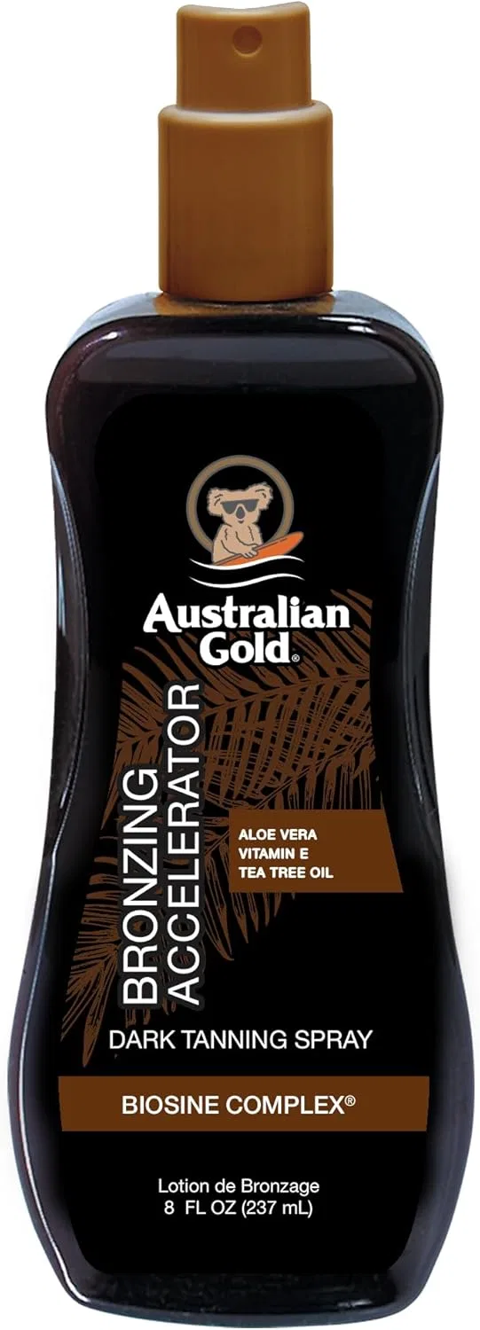 Спрей-гель для автозагара Australian Gold Dark Tanning Accelerator с бронзатором, 237 мл
