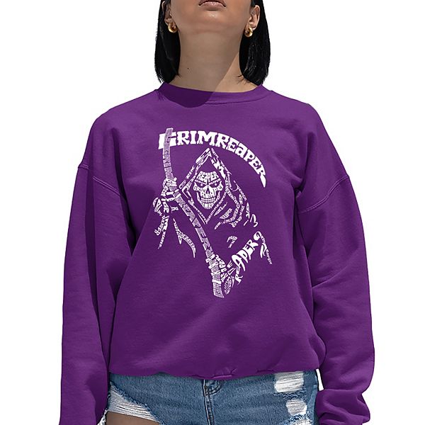 

Женский свитшот с принтом "Жнец" La Pop Art, Purple