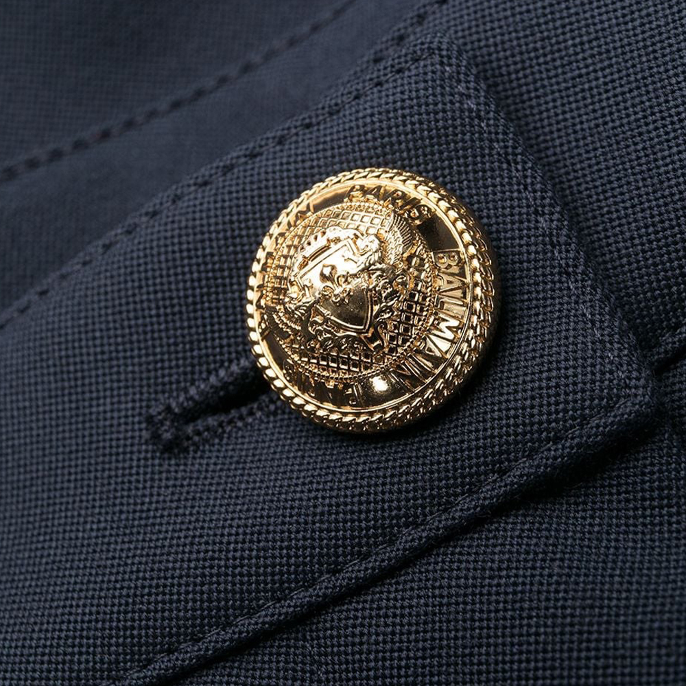 BALMAIN Повседневные брюки мужские морской синий — фото 4