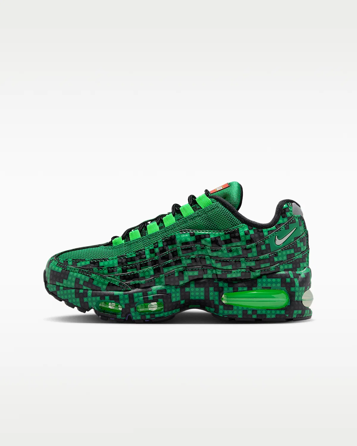 Детские кроссовки Nike Air Max 95 x LEGO® Collection, Lucky Green/Black/Green Strike/Metallic Silver