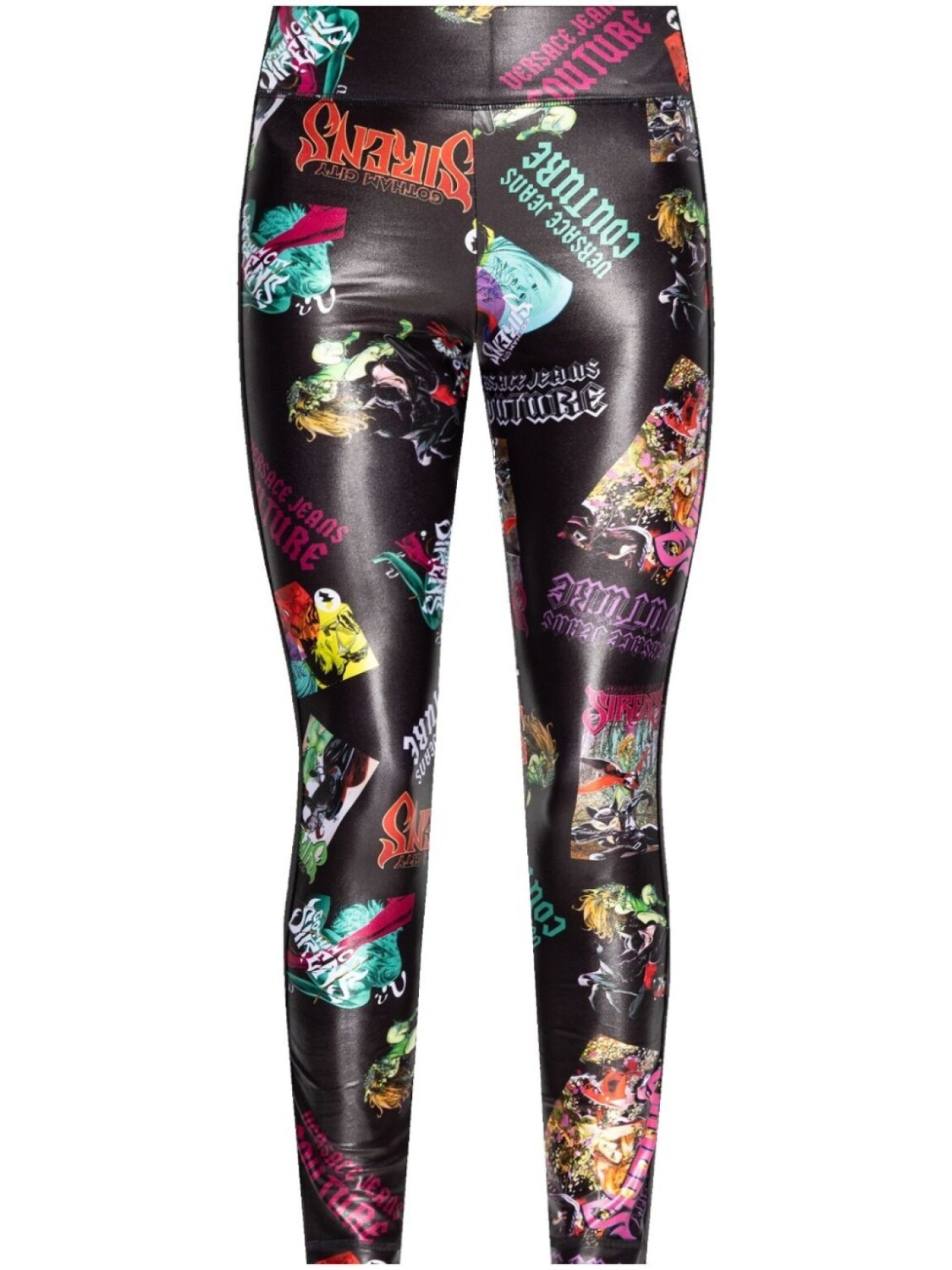 

Versace Jeans Couture леггинсы с абстрактным рисунком, черный