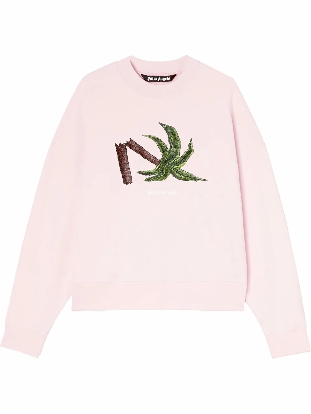 

Толстовка с принтом Broken Palm PALM ANGELS, розовый