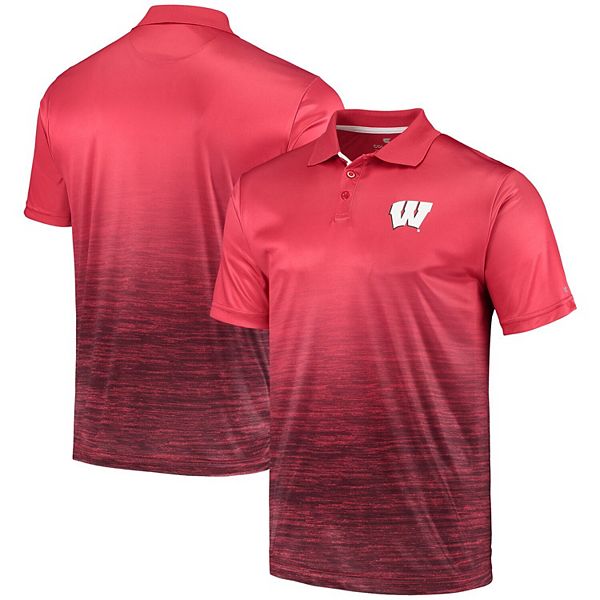 

Мужская красная футболка-поло Wisconsin Badgers Marshall Colosseum