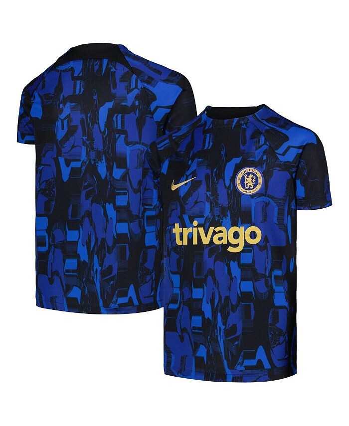 

Предматчевый топ Big Boys Blue Chelsea 2023/24 Academy Pro Nike, синий