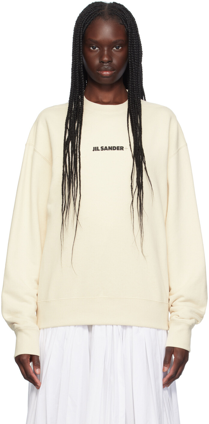 

Футболка с логотипом Off-White от Jil Ander Jil Sander, Dune