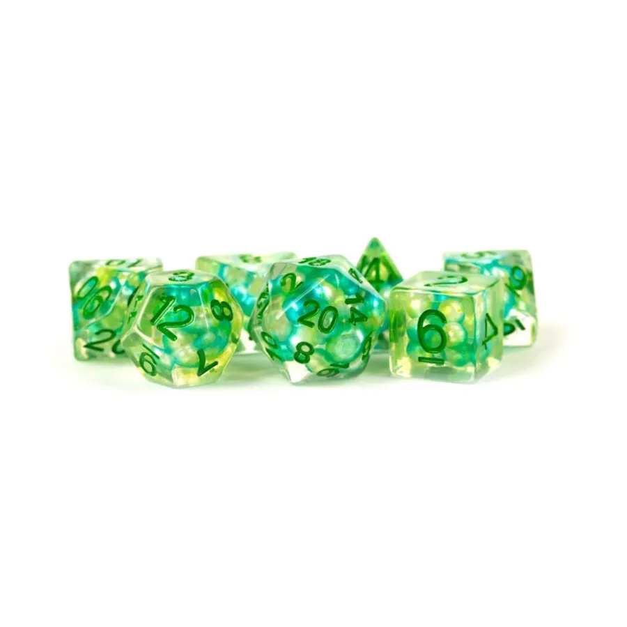 

Морская пена Poly Set с бирюзовым (7), Pearl Dice (Metallic Dice Games)