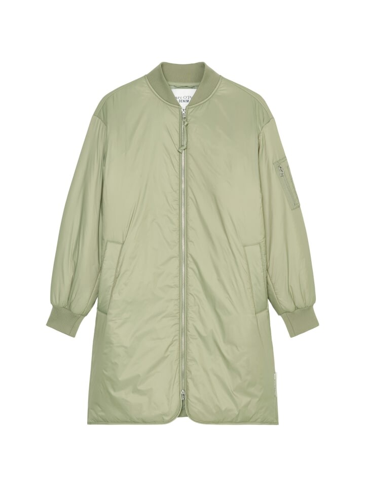 

Пуховик Marc O'Polo DENIM Long Blouson im Aviator Stil regular, цвет green bay