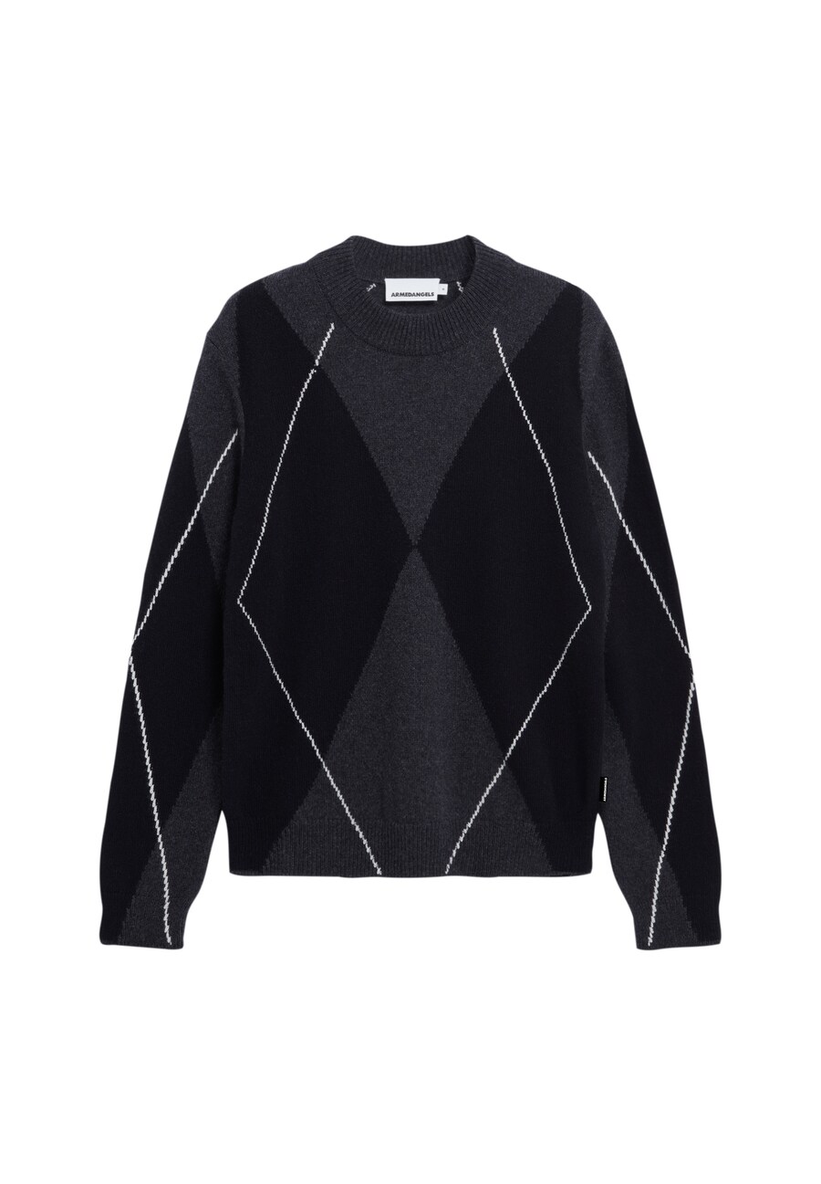 

Свитер ARMEDANGELS Argelius, цвет Black/mottled black