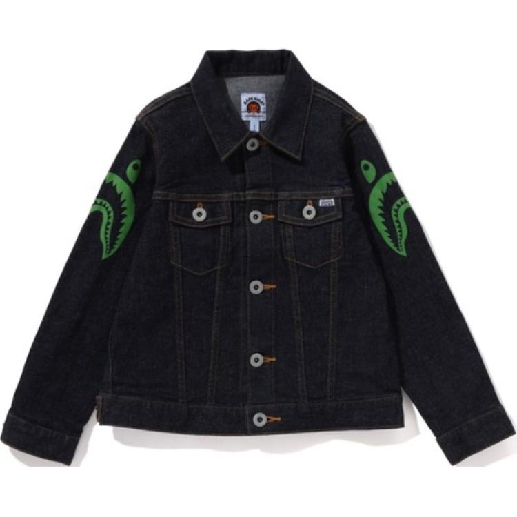 Куртка детская A BATHING APE, черный — фото 4