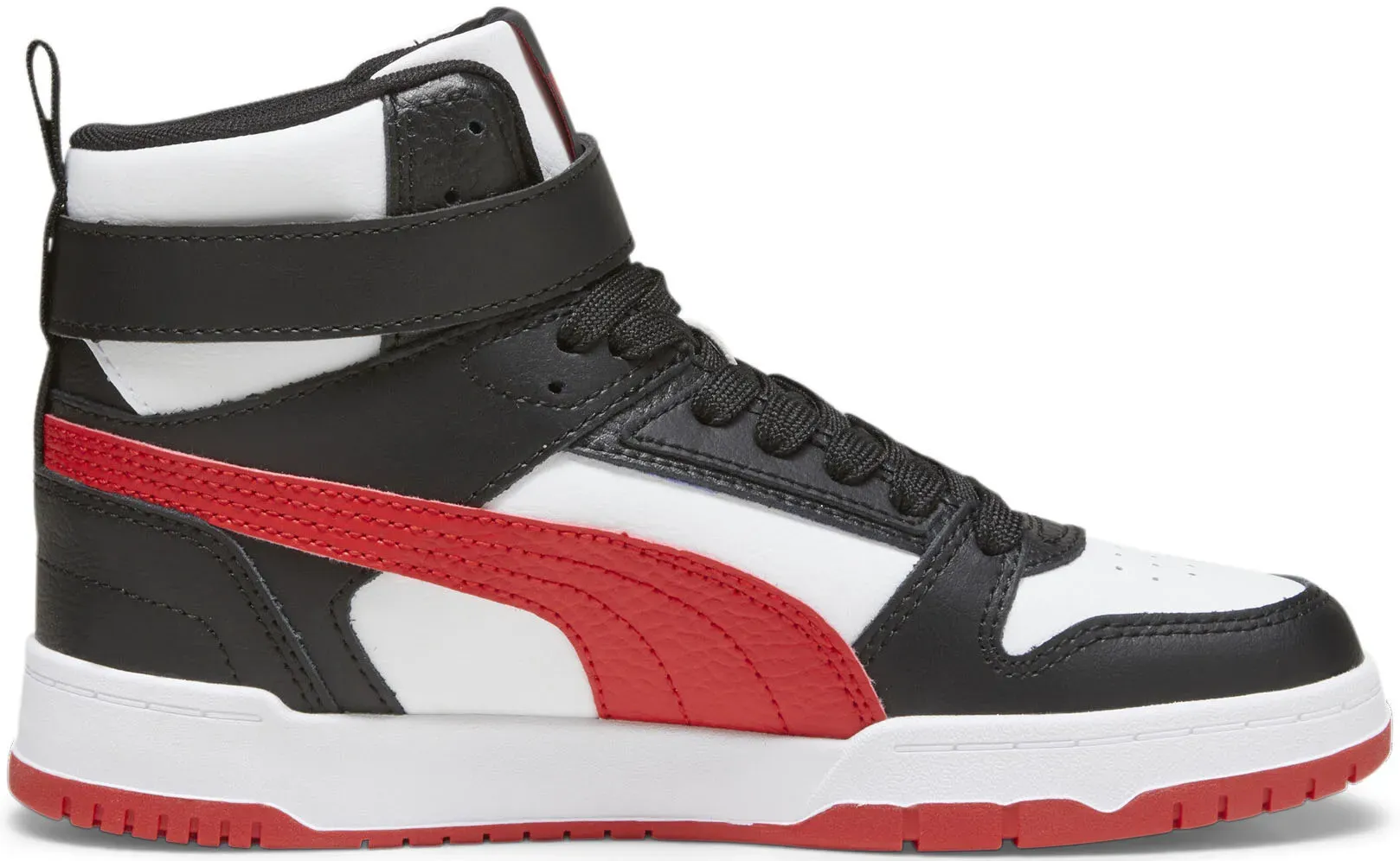 Кроссовки PUMA "RBD GAME JR", цвет Puma White-For All Time Red- Puma Black-Gold — фото 3