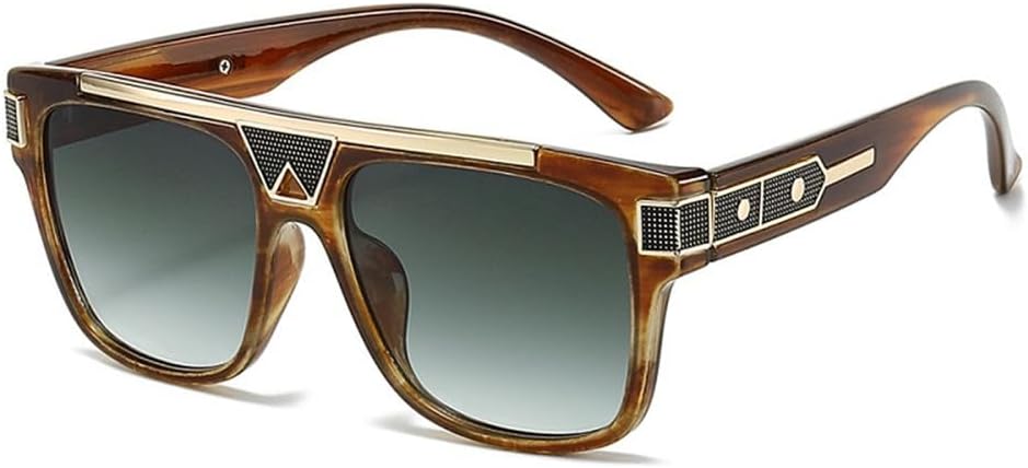 

Солнцезащитные очки для мужчин и женщин с градиентными линзами из поликарбоната, металлическая оправа, винтажный дизайн, золотистое оформление, защита от УФ-излучения UV400 VFDHN, C5