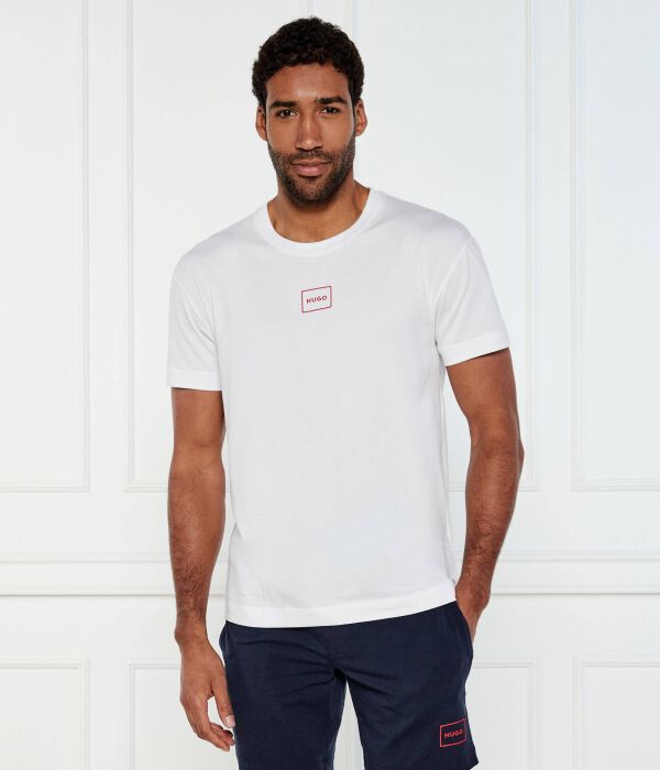 

Футболка в кружеве Regular fit Hugo Bodywear, белый