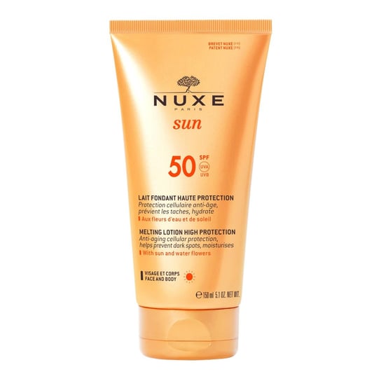 

Солнцезащитный лосьон для загара для лица и тела SPF 50, 150 мл Nuxe